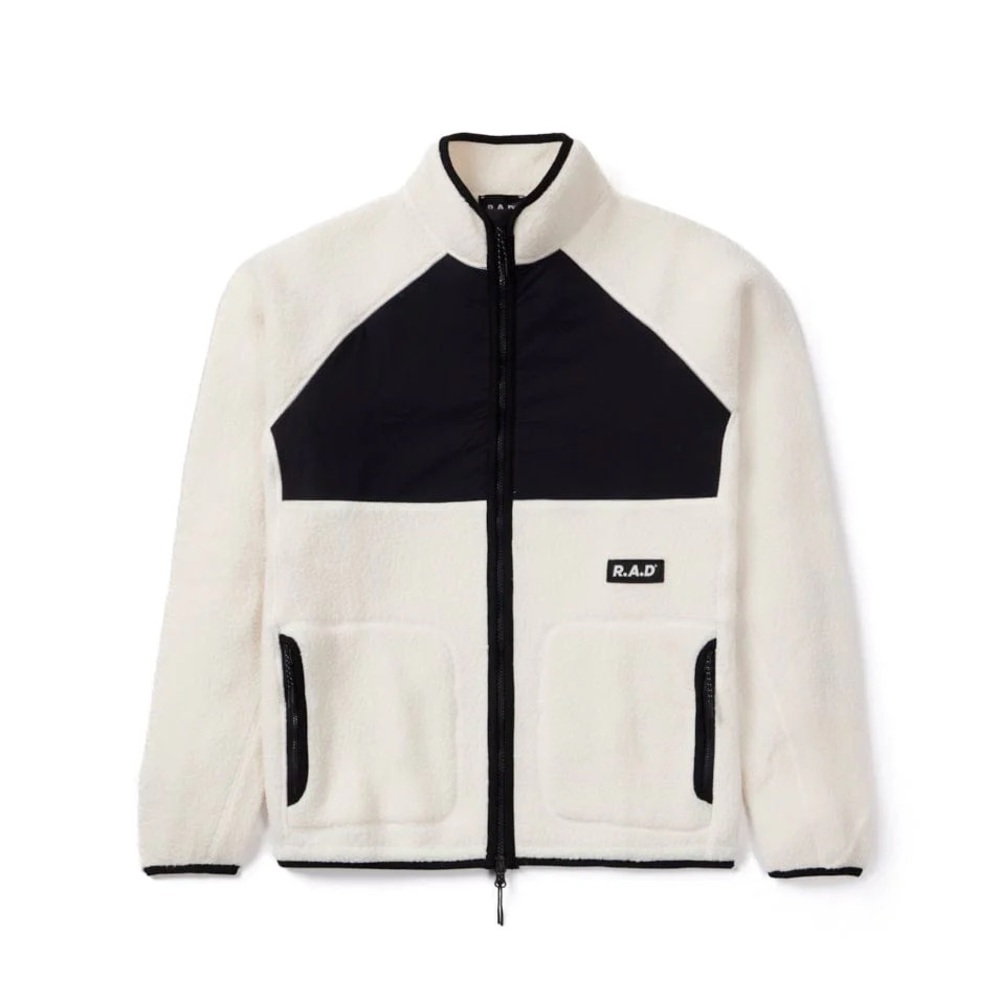 R.A.D POLARTEC® FULL-ZIP FLEECE OFF WHITE